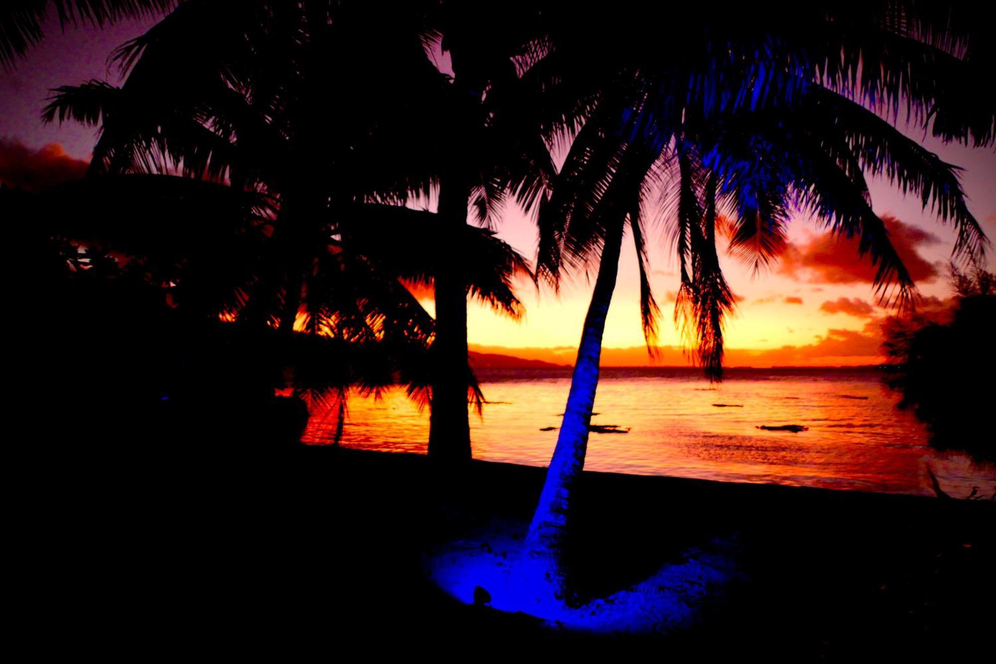 Eden Private Island Tahaa Hotel Patio  Екстериор снимка