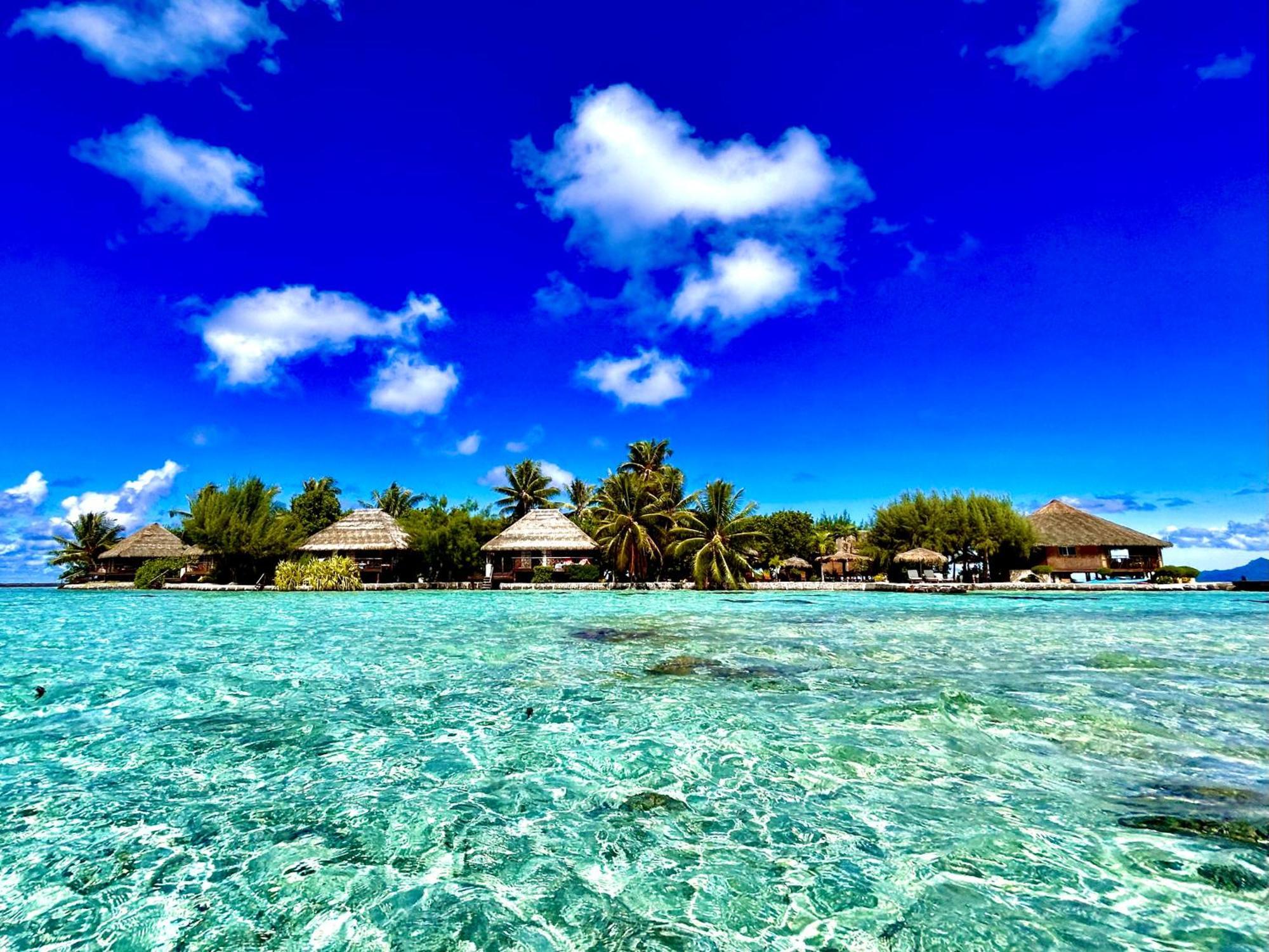 Eden Private Island Tahaa Hotel Patio  Екстериор снимка
