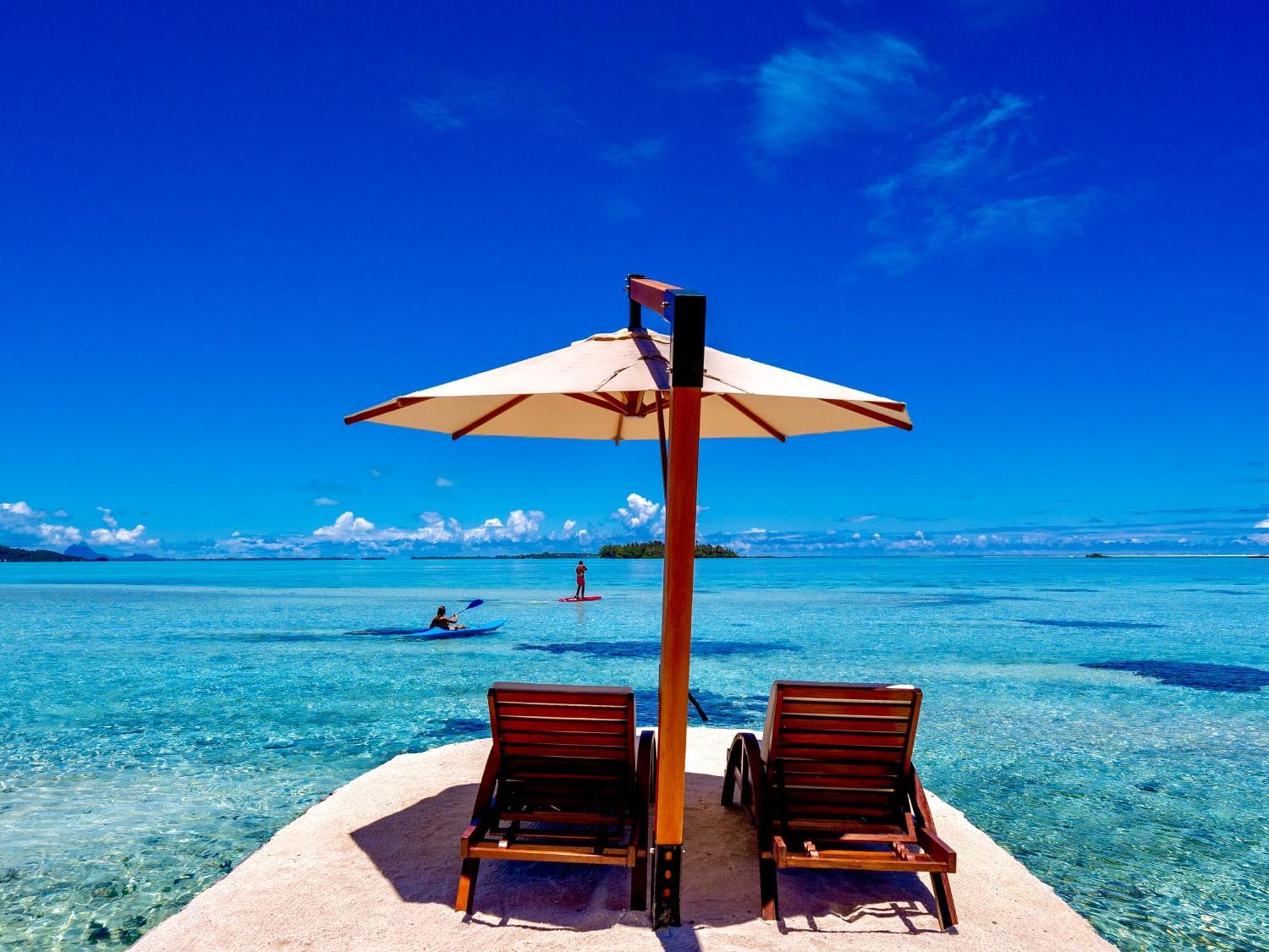 Eden Private Island Tahaa Hotel Patio  Екстериор снимка