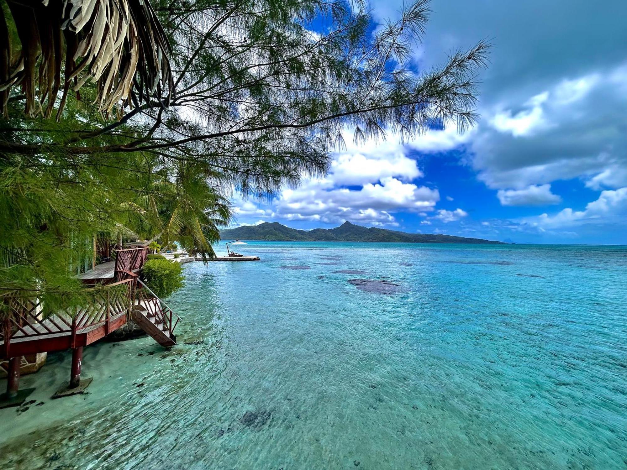 Eden Private Island Tahaa Hotel Patio  Екстериор снимка