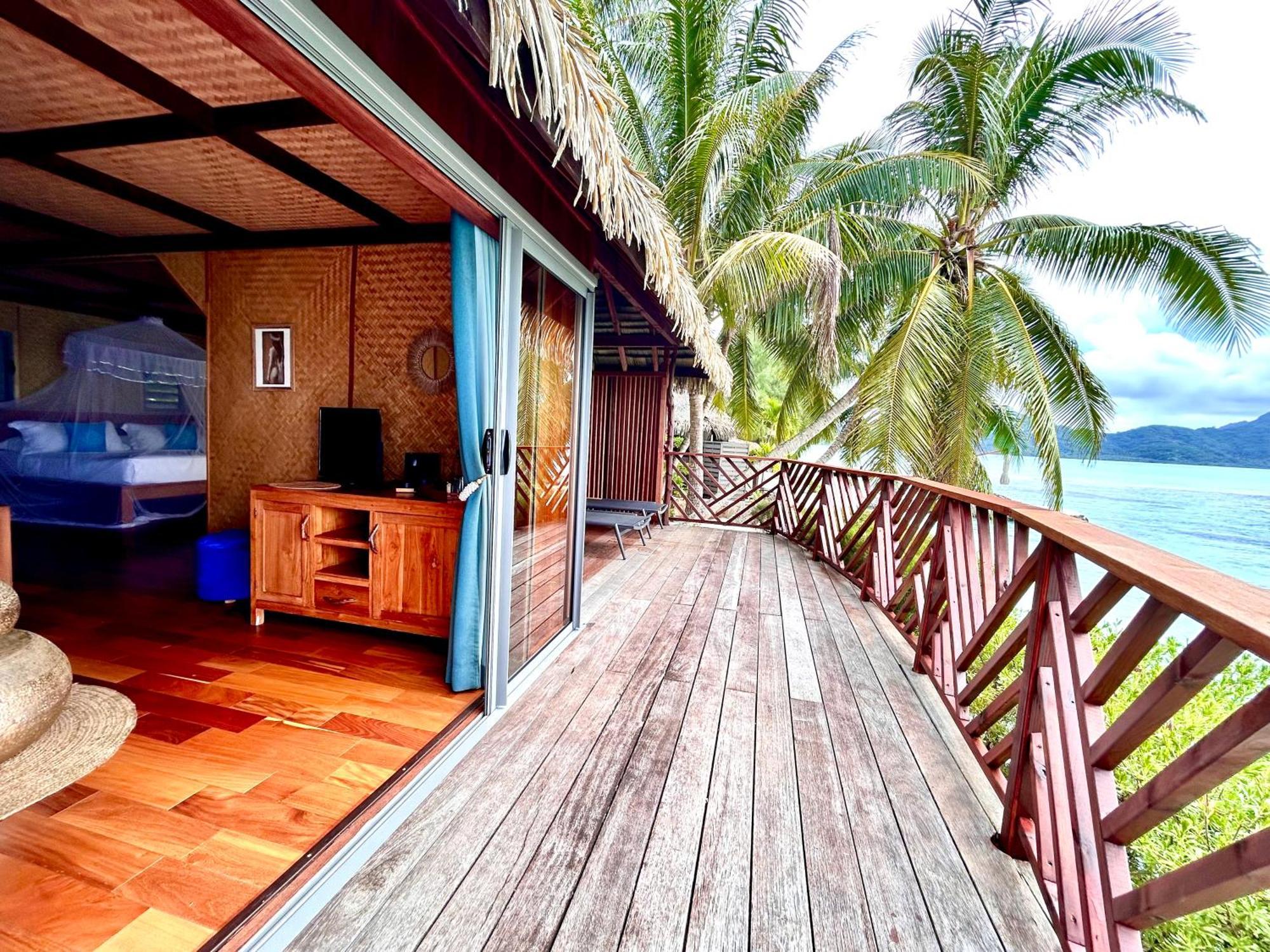 Eden Private Island Tahaa Hotel Patio  Екстериор снимка