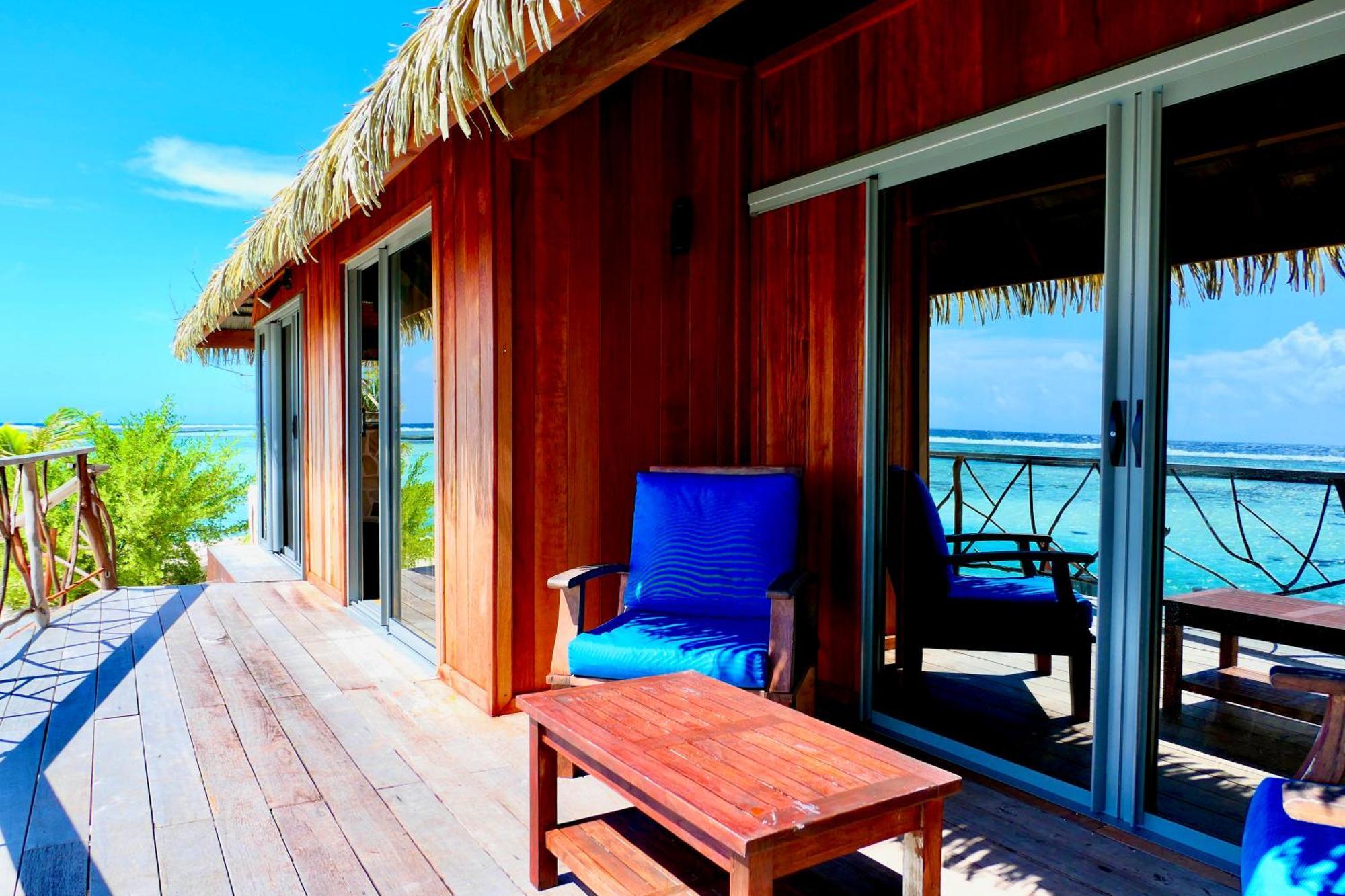Eden Private Island Tahaa Hotel Patio  Екстериор снимка