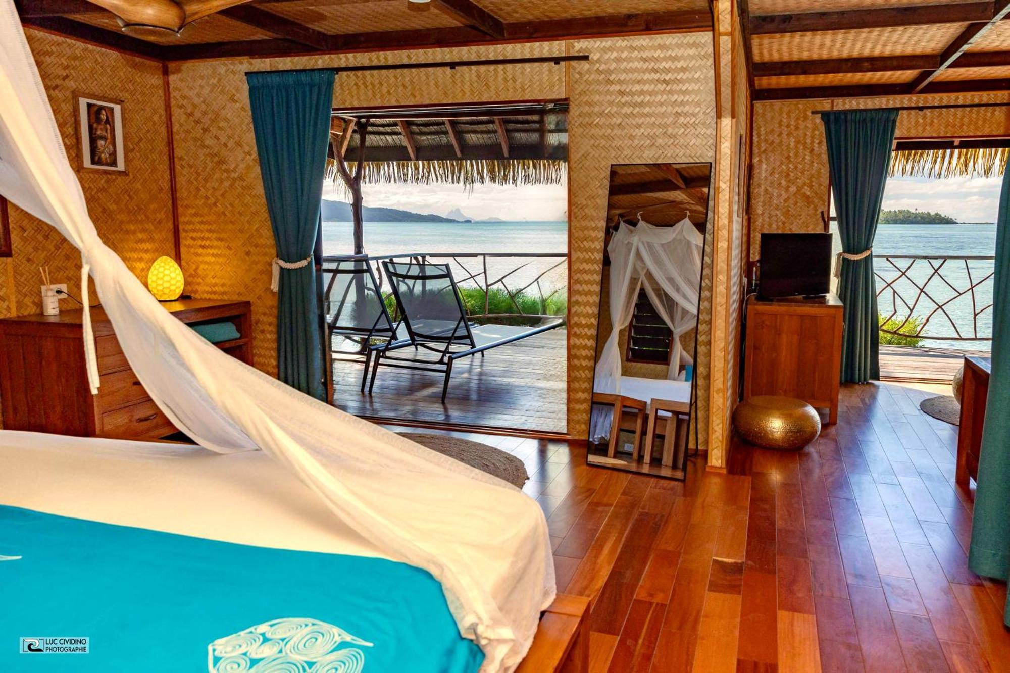 Eden Private Island Tahaa Hotel Patio  Екстериор снимка