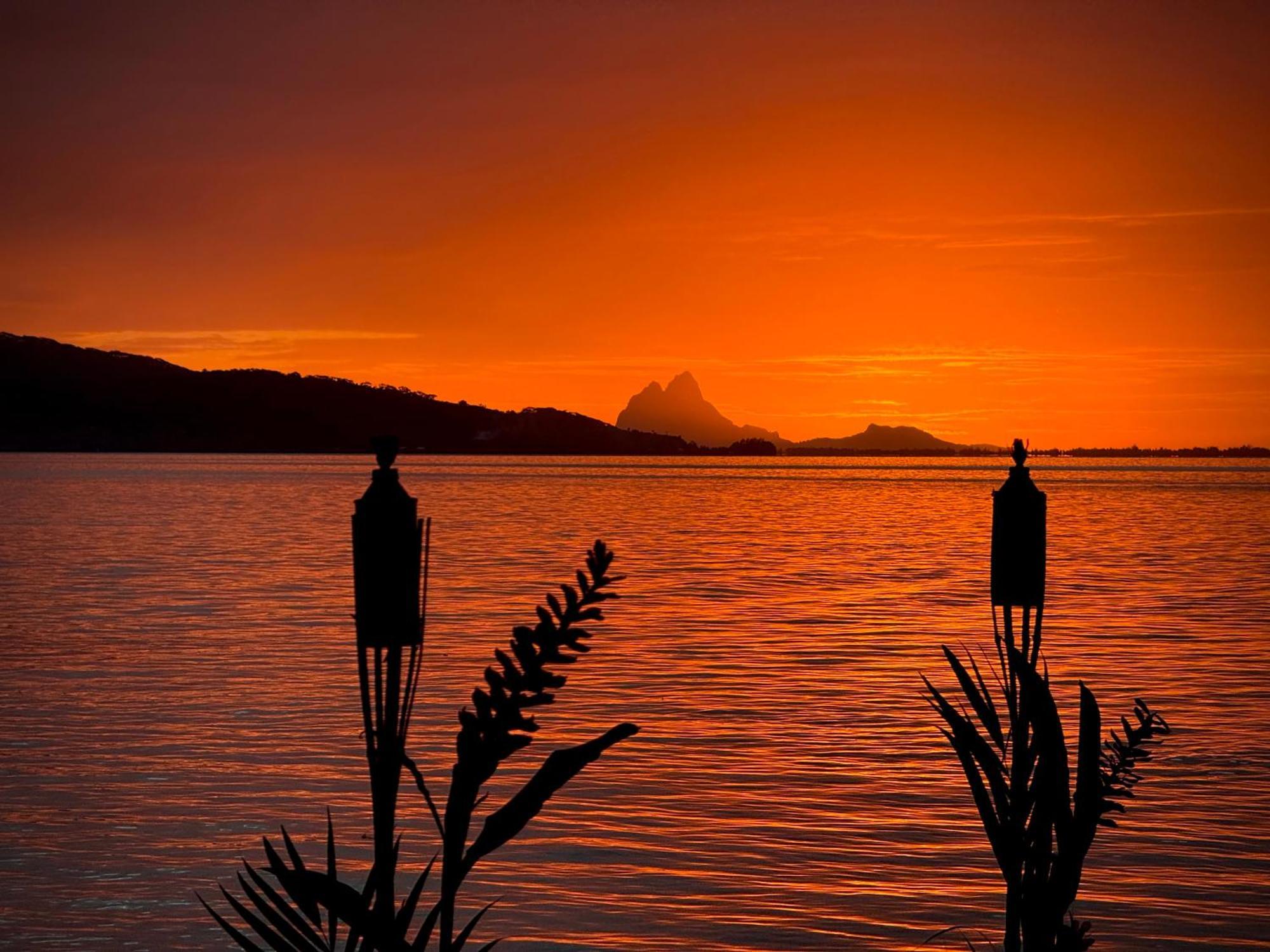 Eden Private Island Tahaa Hotel Patio  Екстериор снимка