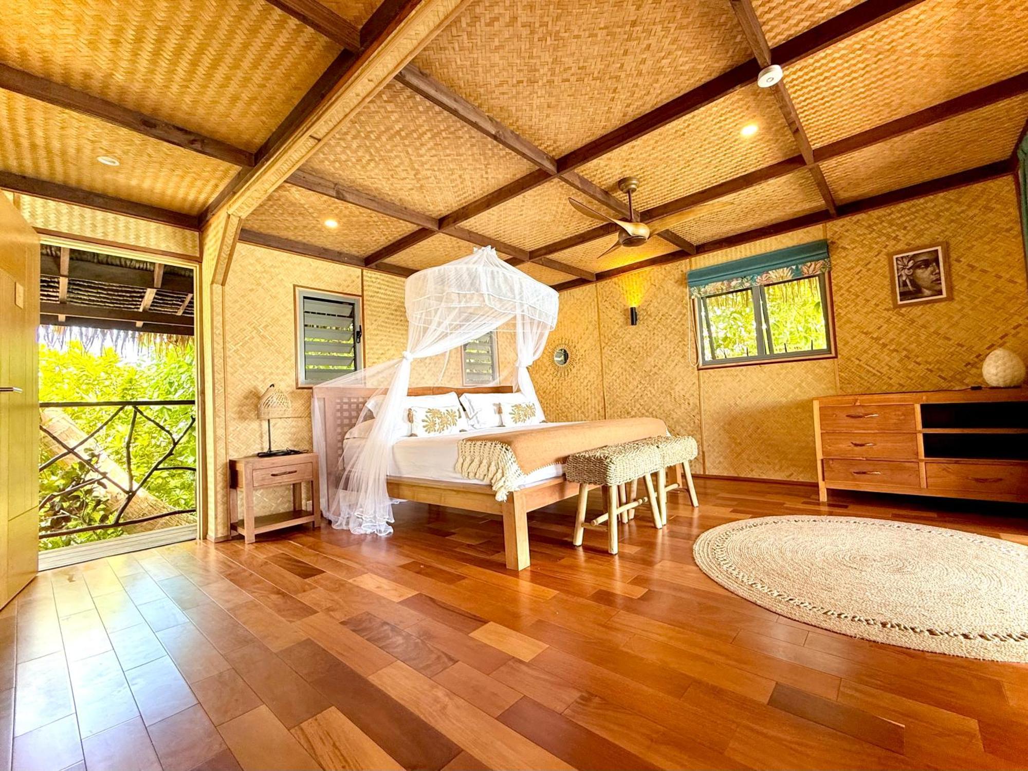 Eden Private Island Tahaa Hotel Patio  Екстериор снимка